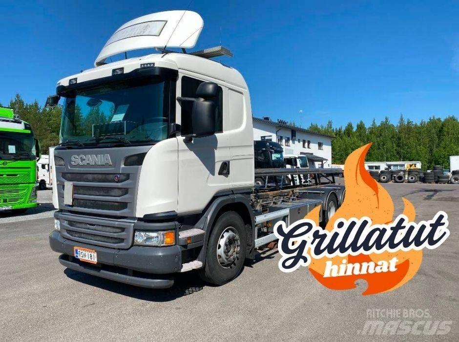 Scania G490 6x2*4 Containerframe/Skiploader trucks