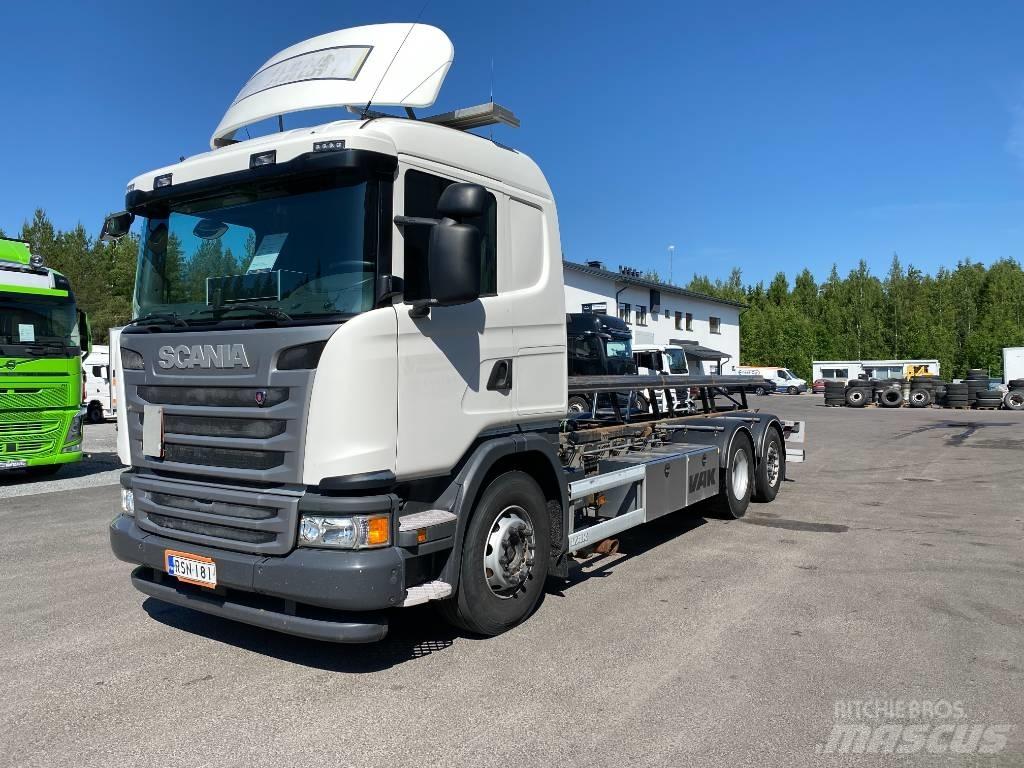 Scania G490 6x2*4 Containerframe/Skiploader trucks