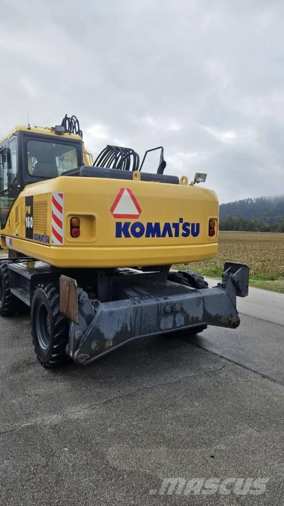 Komatsu PW 160-7K Wheeled excavators