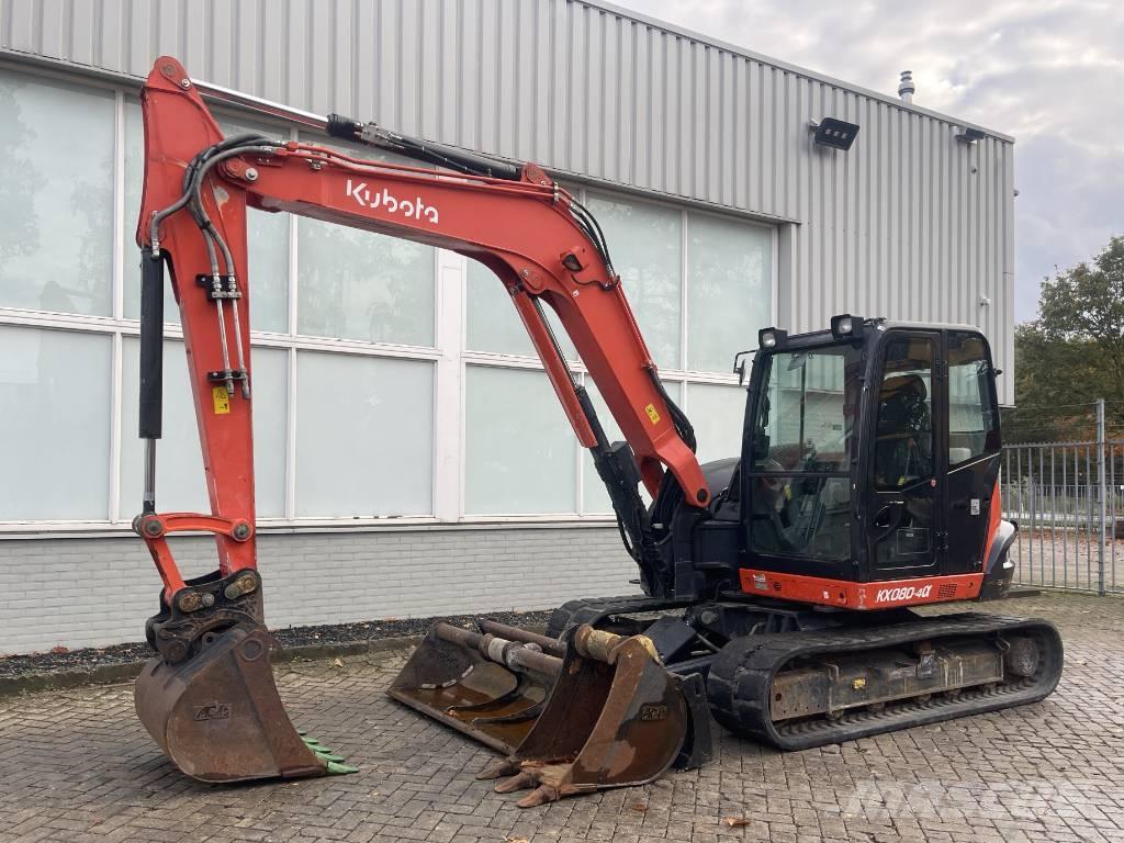Kubota KX 080-4 CX Midi excavators  7t - 12t