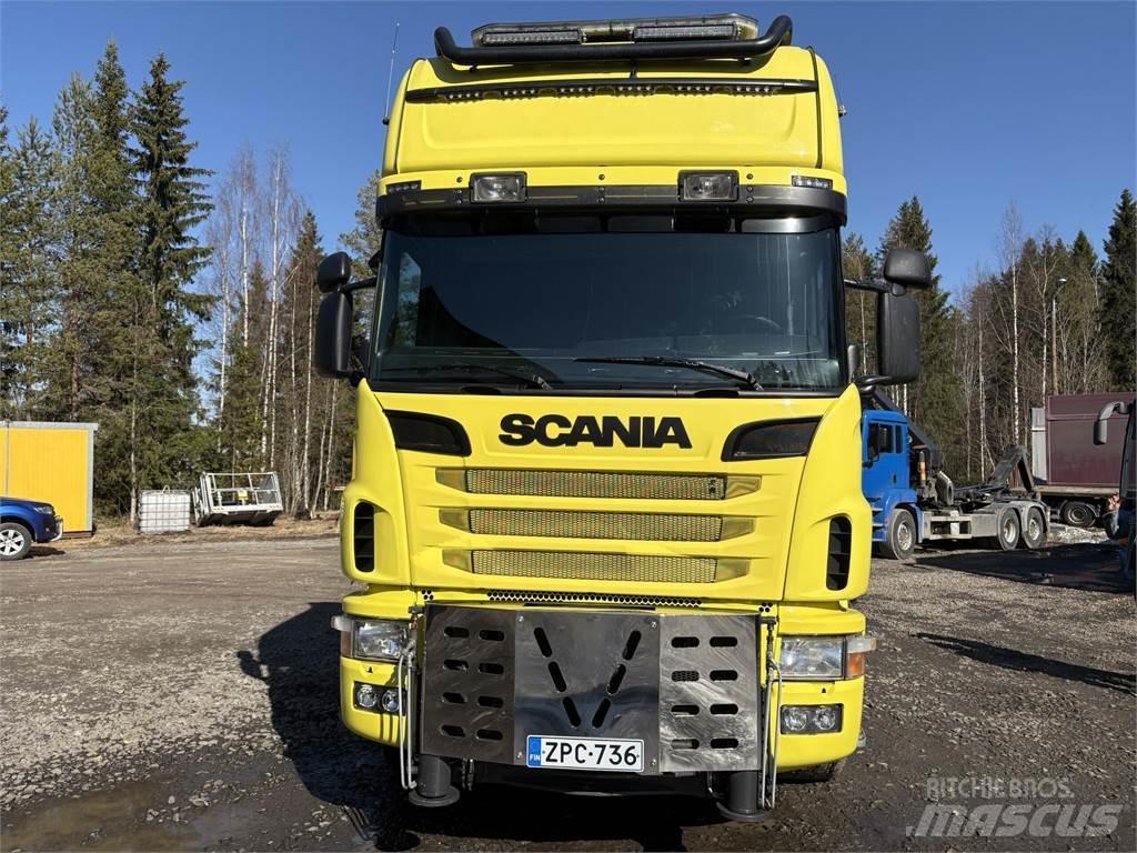 Scania R164G 8*4 Crane trucks
