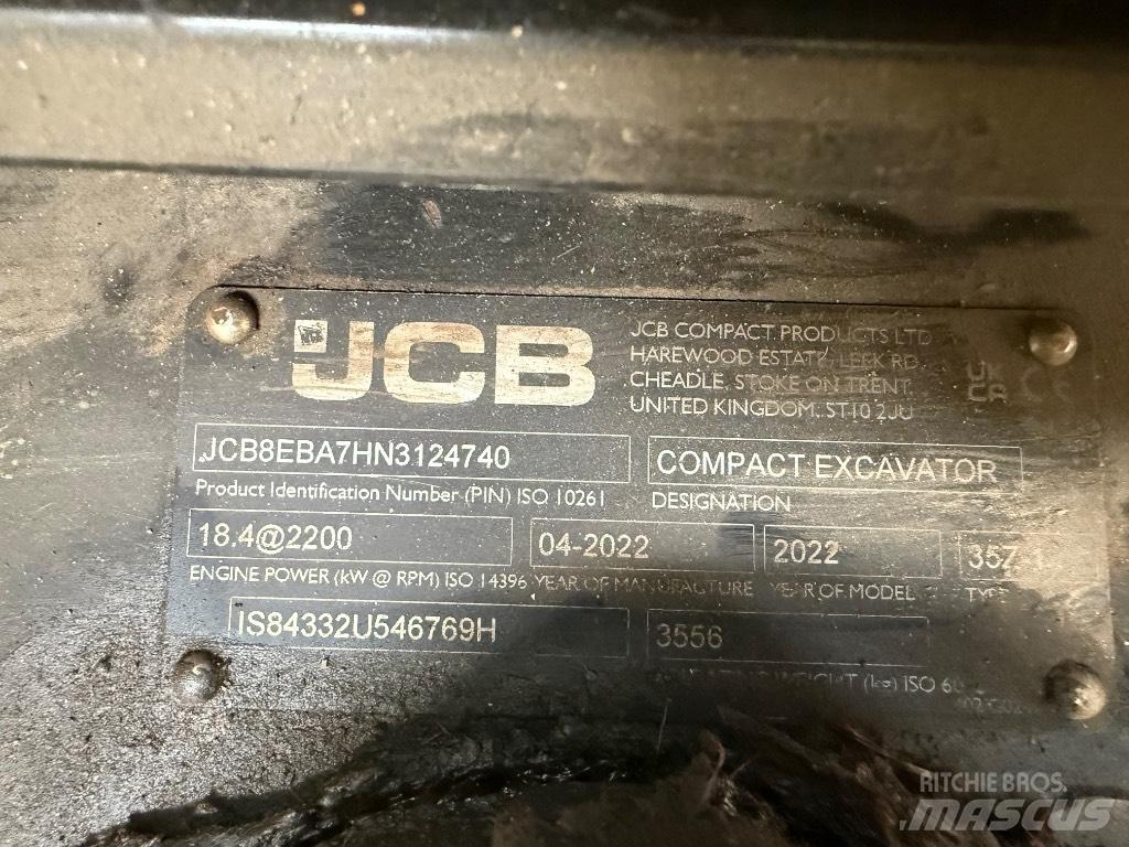 JCB 35Z-1 Mini excavators < 7t