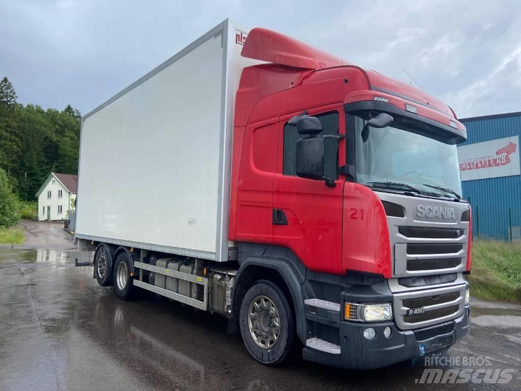 Scania R 490 LB Van Body Trucks
