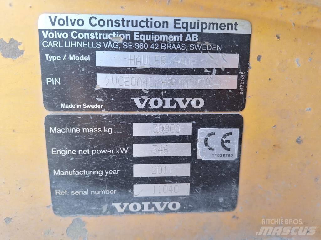 Volvo A40F DUMPPERI Articulated Haulers