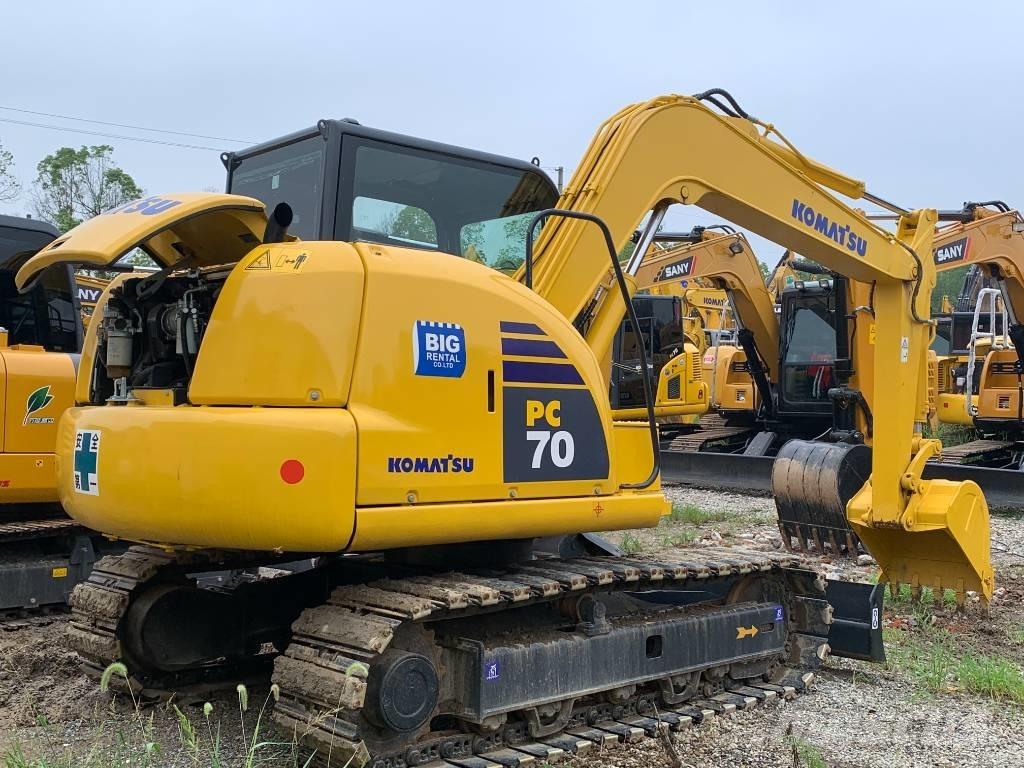 Komatsu PC 70 Midi excavators  7t - 12t