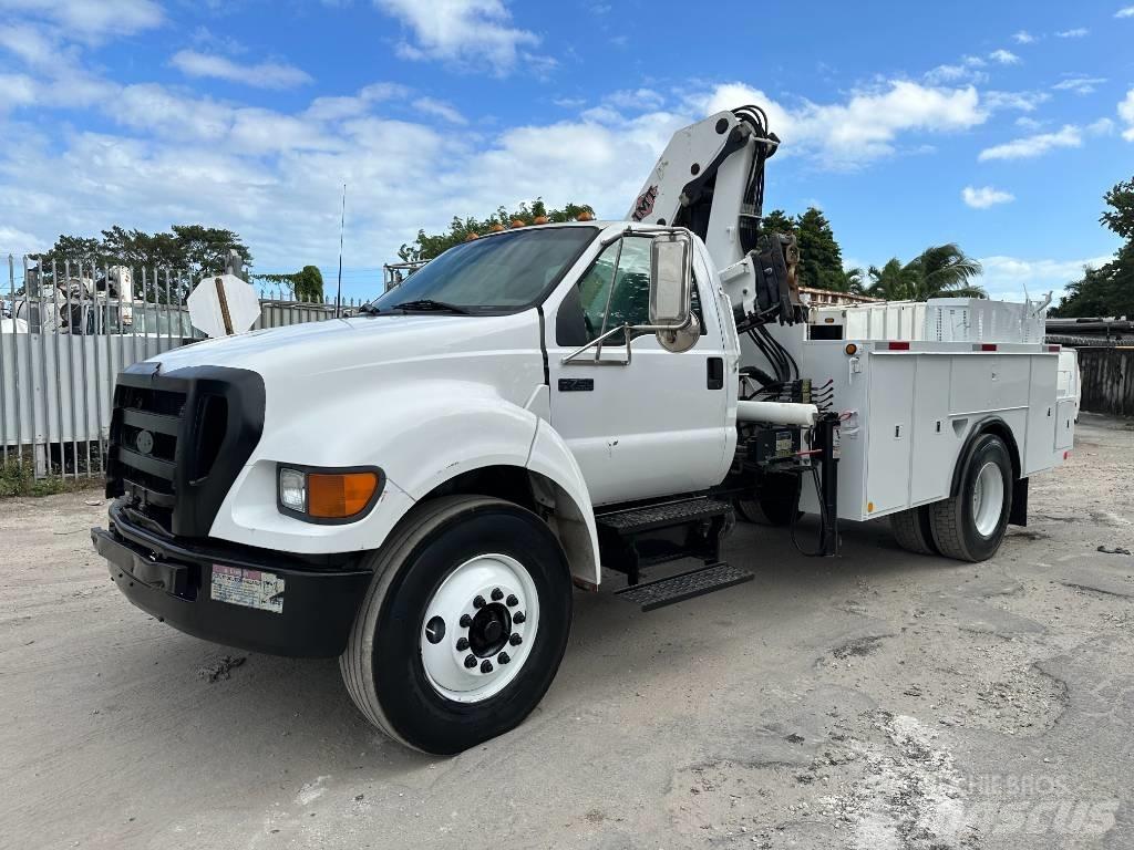 Ford F 750 XL SD Crane trucks