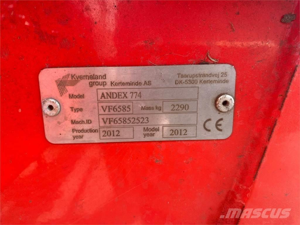 Vicon andex 774 Rakes and tedders