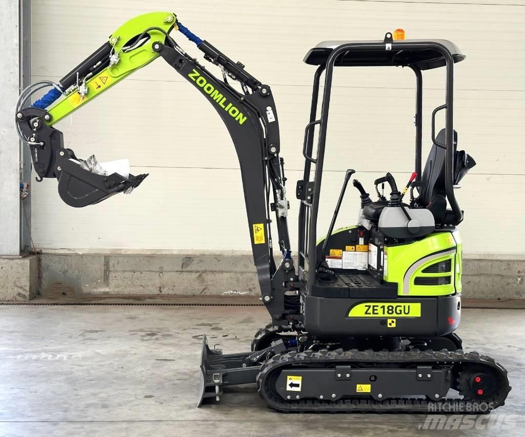 Zoomlion ZE18GU Mini excavators < 7t