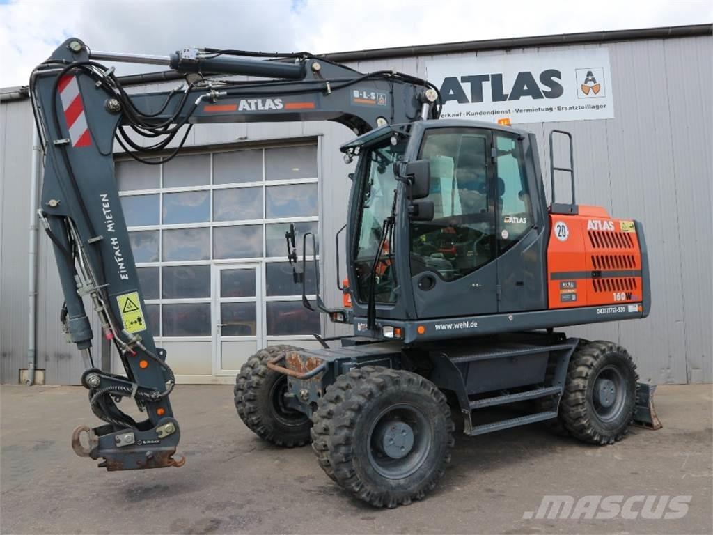 Atlas 160W-BLUE Wheeled excavators