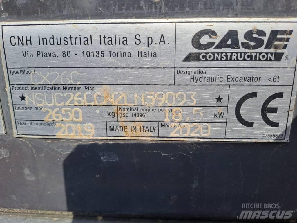 CASE CX 26 C Mini excavators < 7t