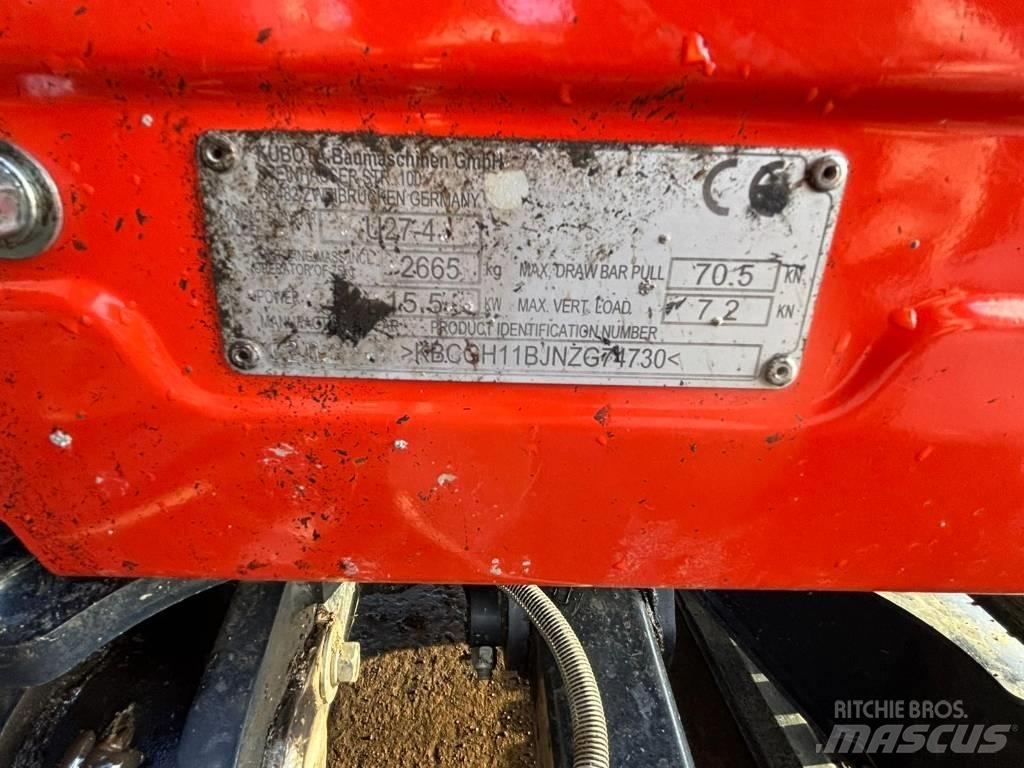 Kubota U 27-4 Mini excavators < 7t