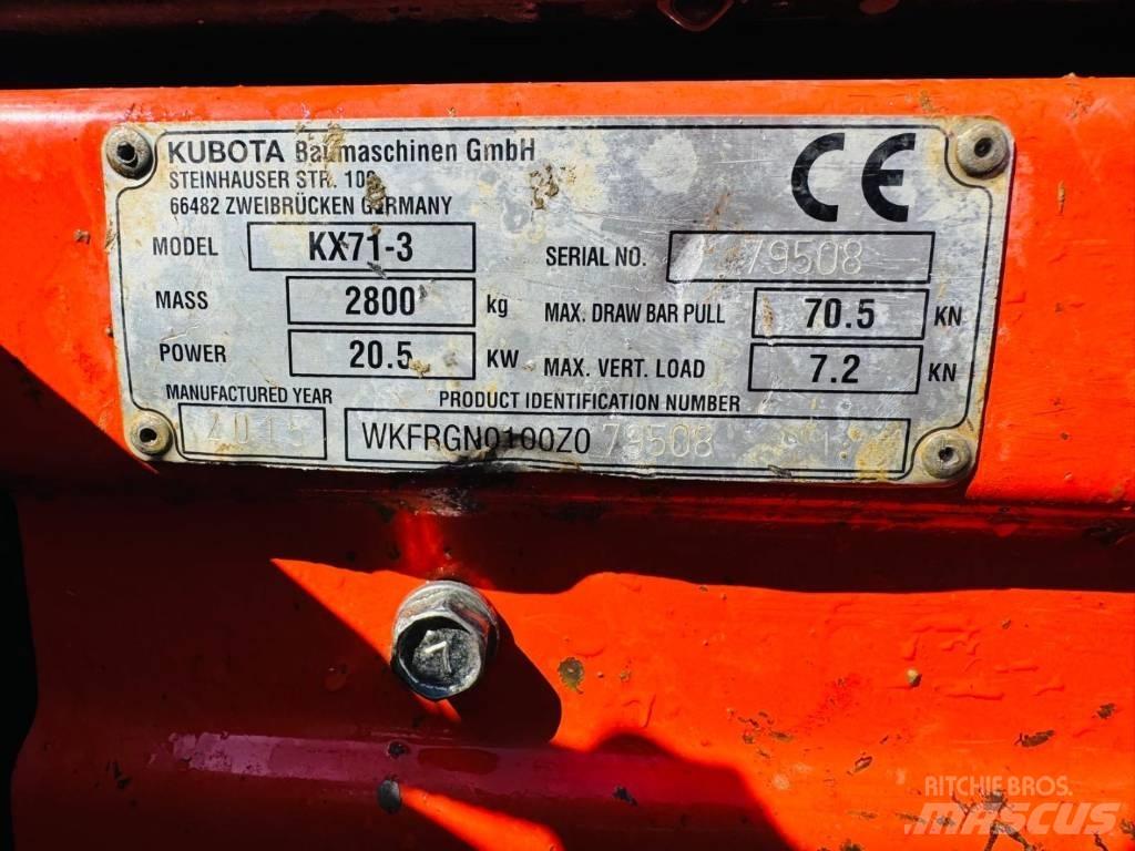 Kubota KX 71-3 Mini excavators < 7t