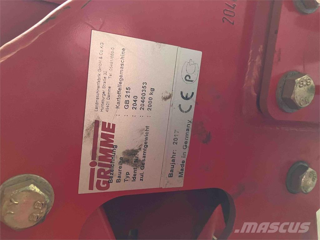 Grimme GB 215 Potato planters