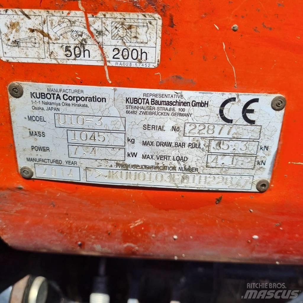 Kubota U 10-3a Mini excavators < 7t