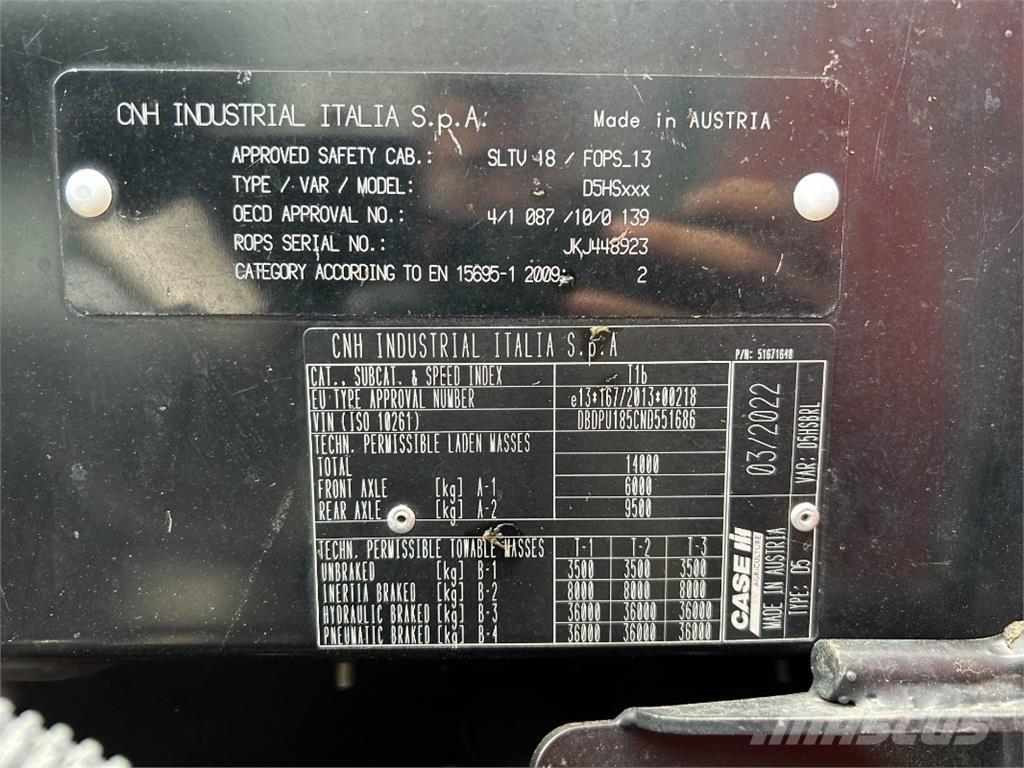 CASE Puma 185 CVX Tractors