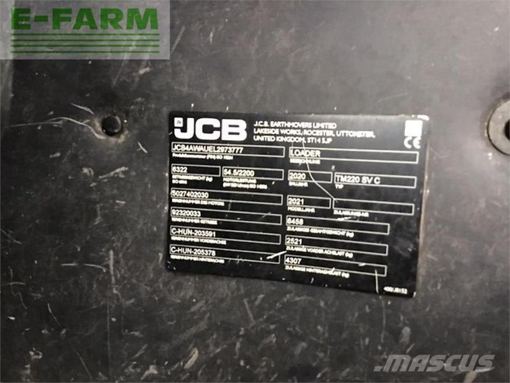 JCB tm 220 Farming telehandlers