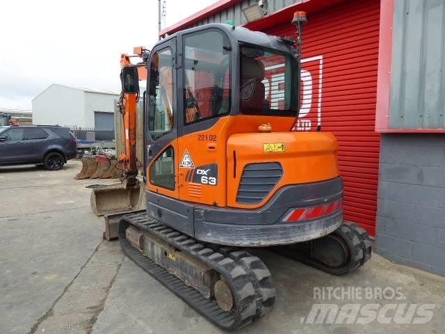 Doosan DX 63-3 Mini excavators < 7t