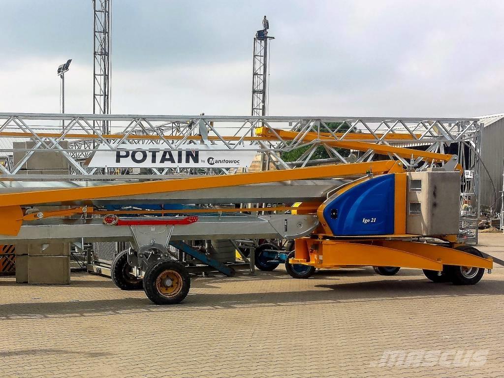Potain IGO 21 Self erecting cranes