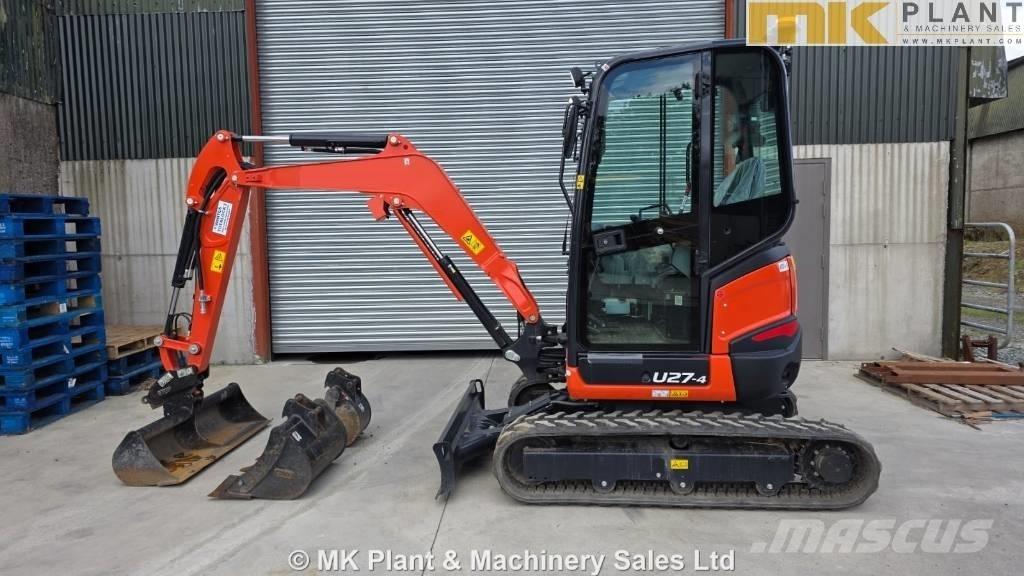 Kubota U 27-4 Mini excavators < 7t