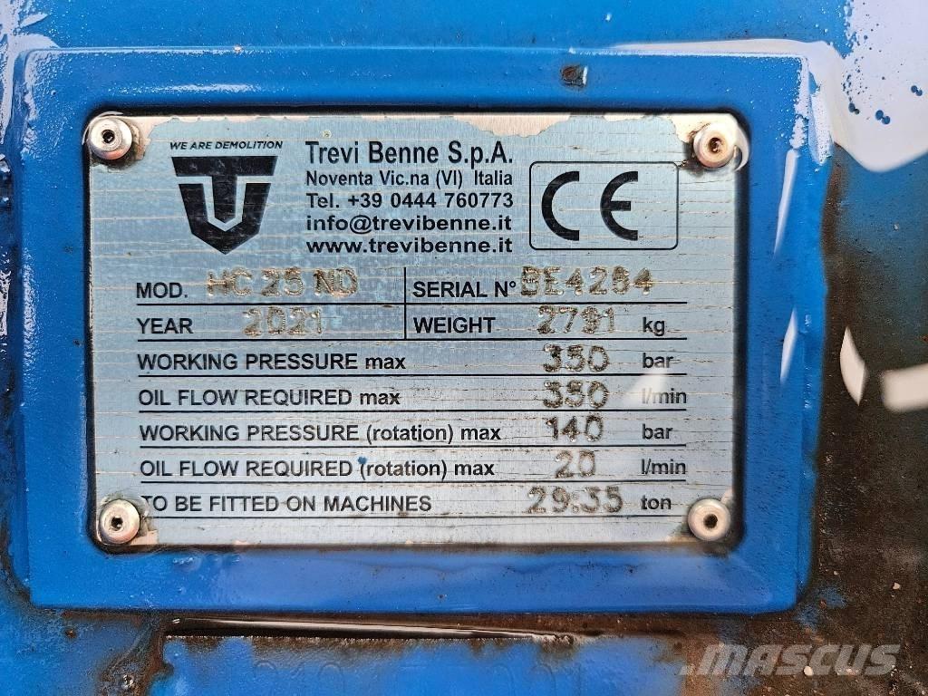 Trevibenne HC 25 ND Demolition excavators