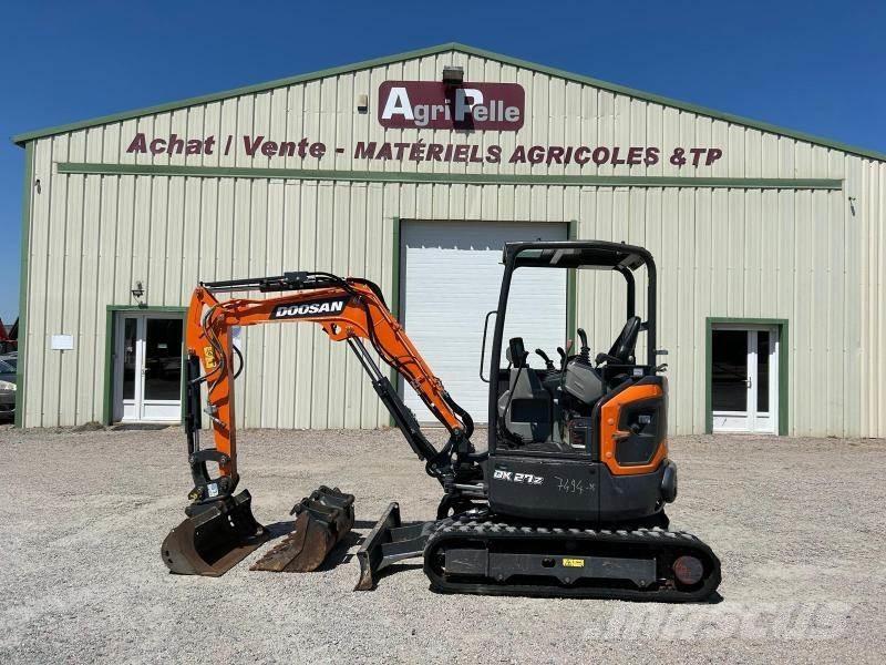 Doosan DX27Z Mini excavators < 7t