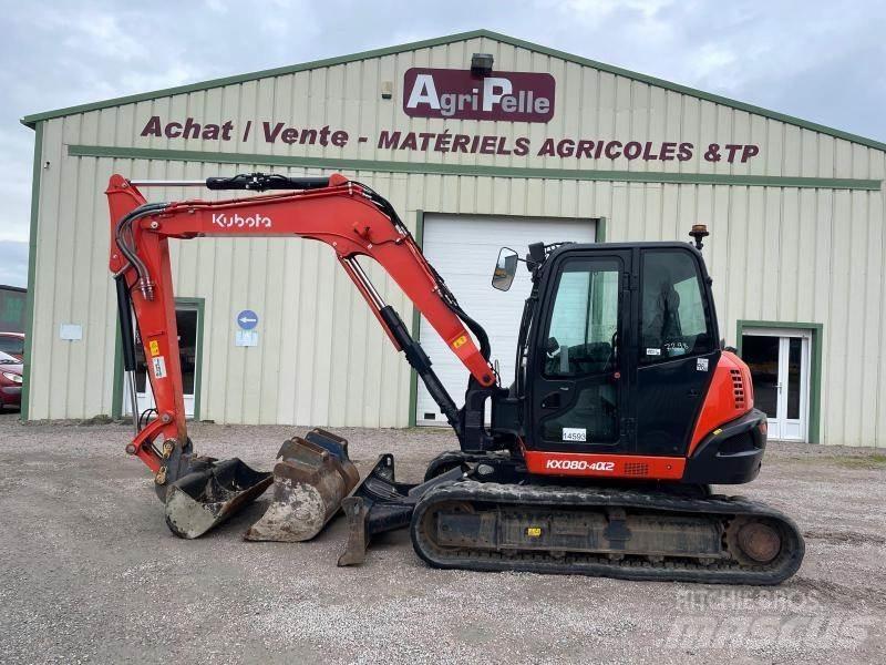 Kubota KX080-4 Mini excavators < 7t