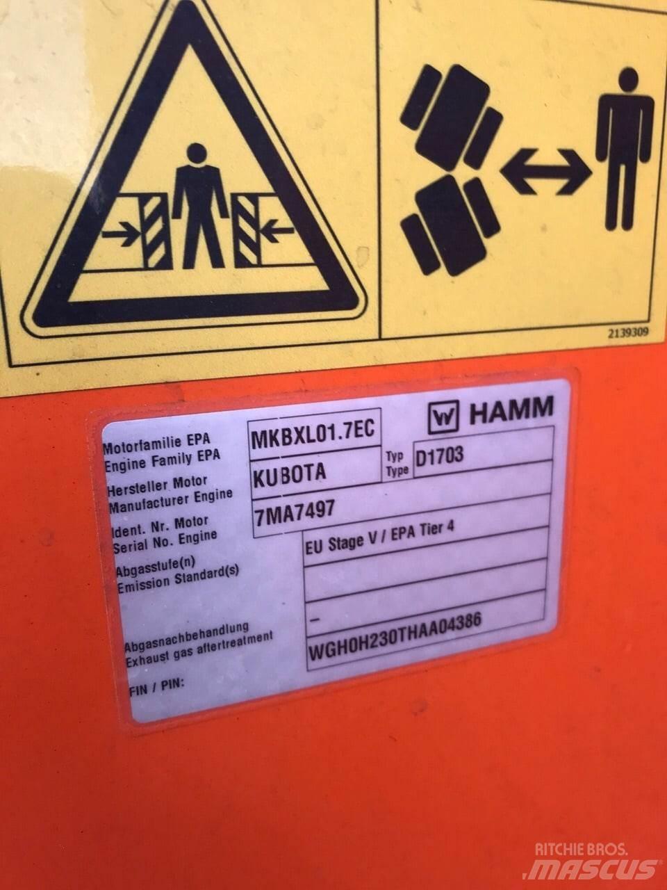 Hamm HD12VV Twin drum rollers