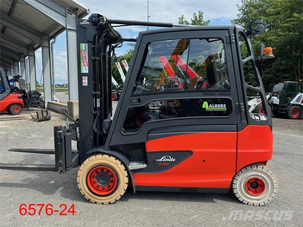 Linde E 50 HL 01 Electric forklift trucks