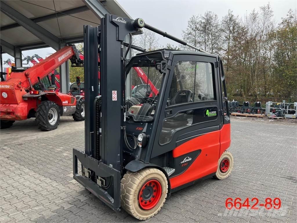 Linde E 50 HL 01 Electric forklift trucks