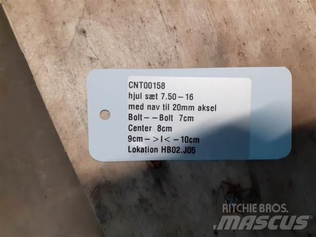  16'' 7.50-16 Tipper trailers