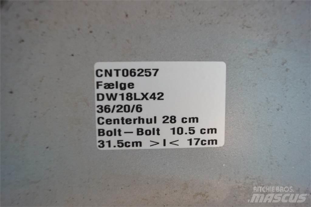  42 DW18LX42 Tyres, wheels and rims