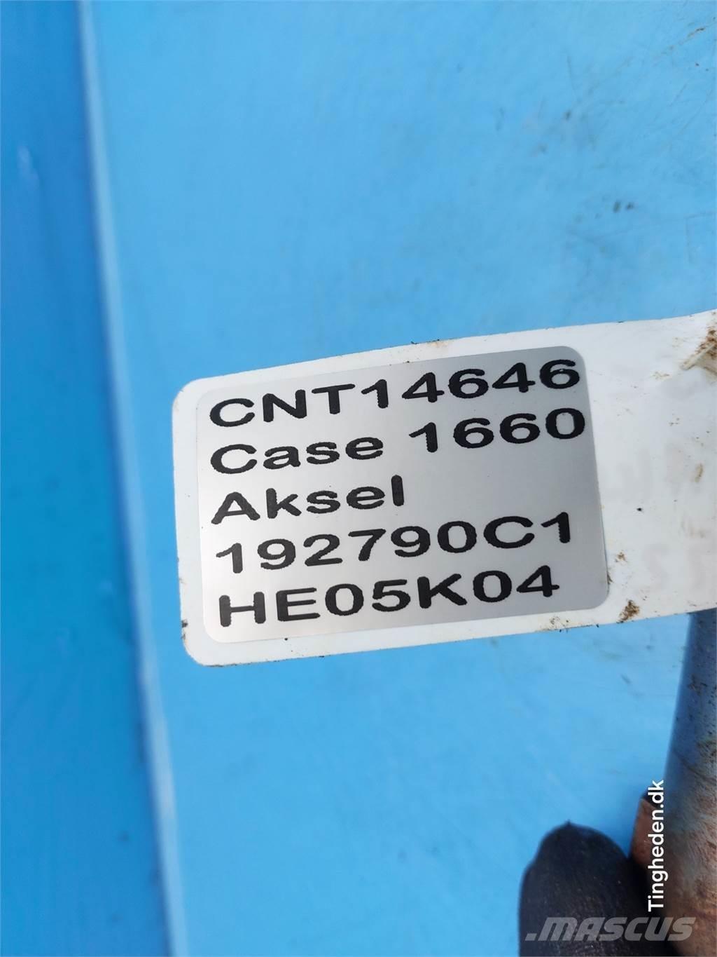 CASE 1660 Combine harvester spares & accessories