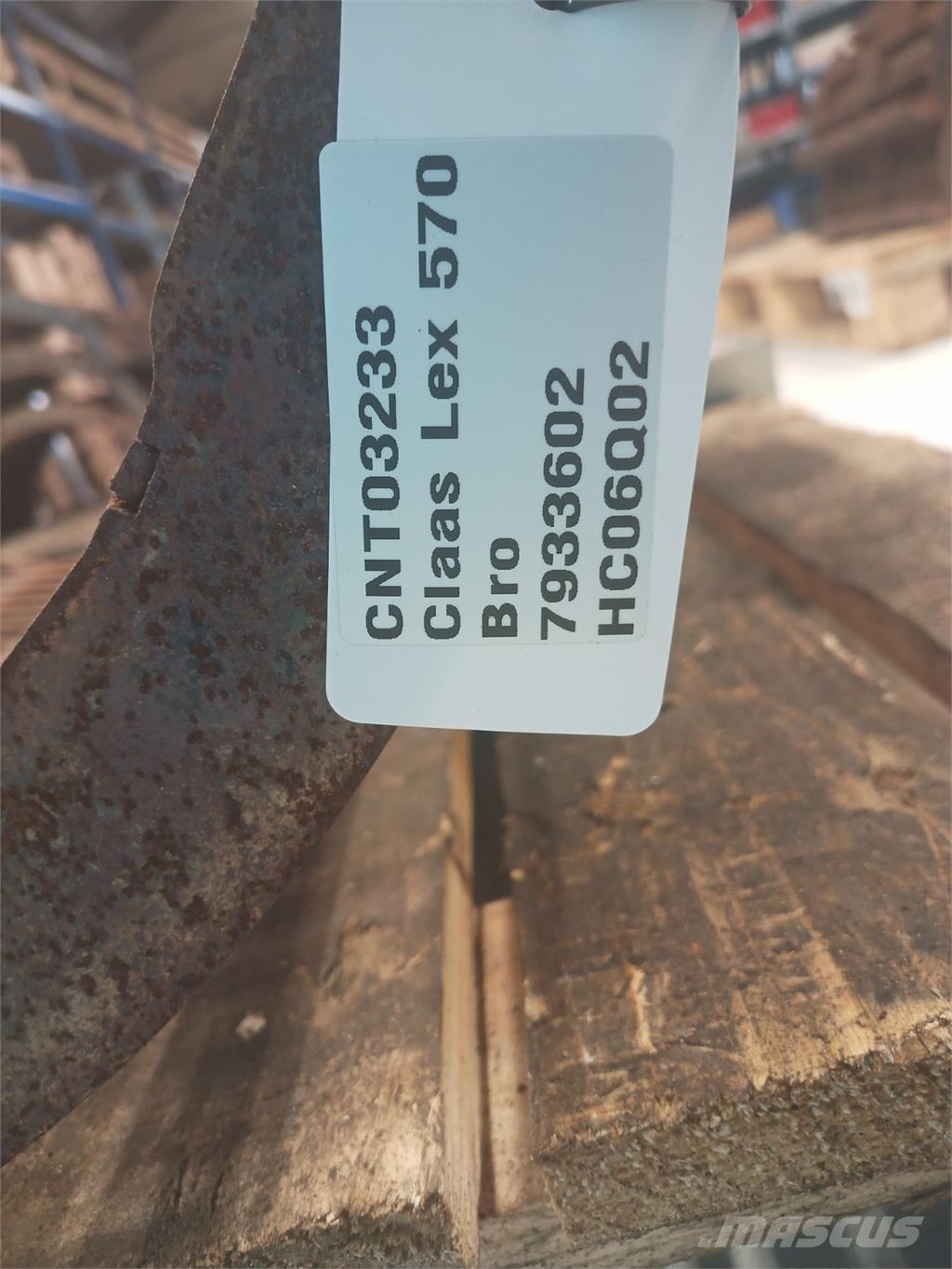 CLAAS Lexion 570 Combine harvester spares & accessories