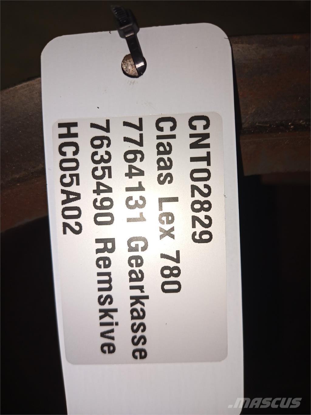 CLAAS Lexion 780 Combine harvester spares & accessories