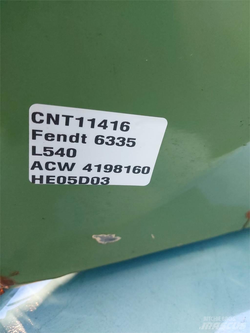Fendt L540 Combine harvester spares & accessories