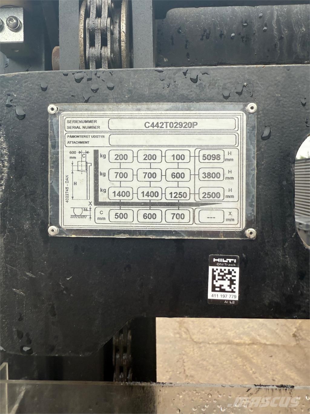 Hyster S1.5 Hand pallet stackers