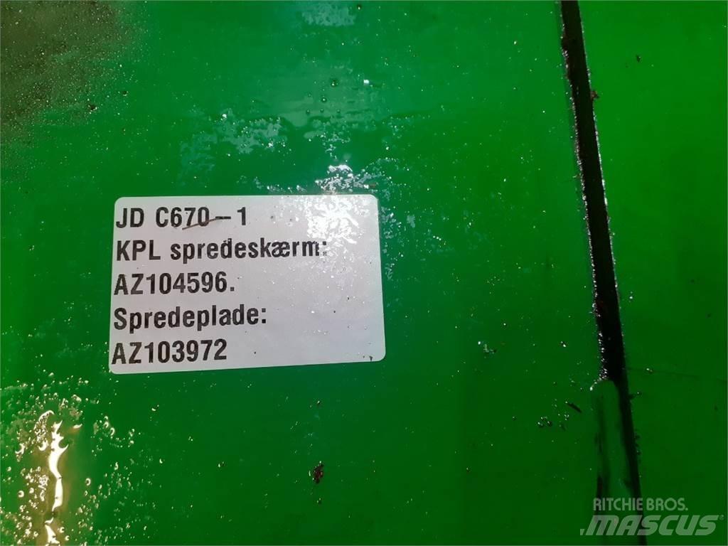 John Deere C670 Combine harvester spares & accessories