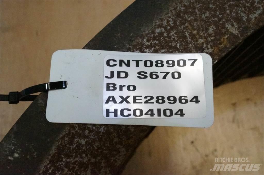 John Deere S670 Combine harvester spares & accessories