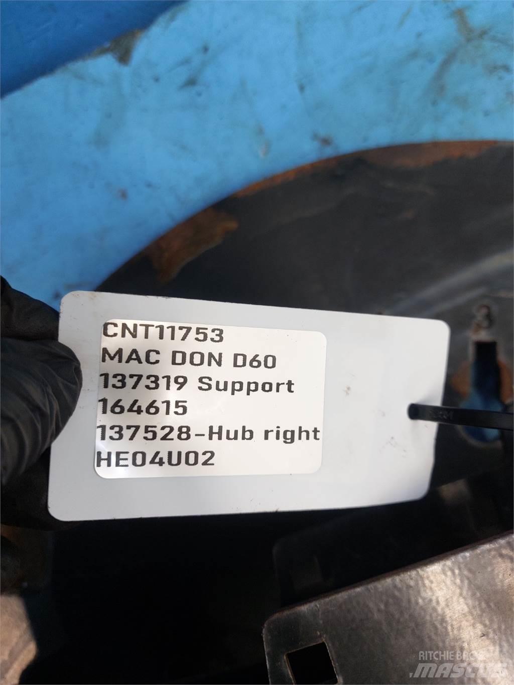 MacDon D60 Combine harvester spares & accessories