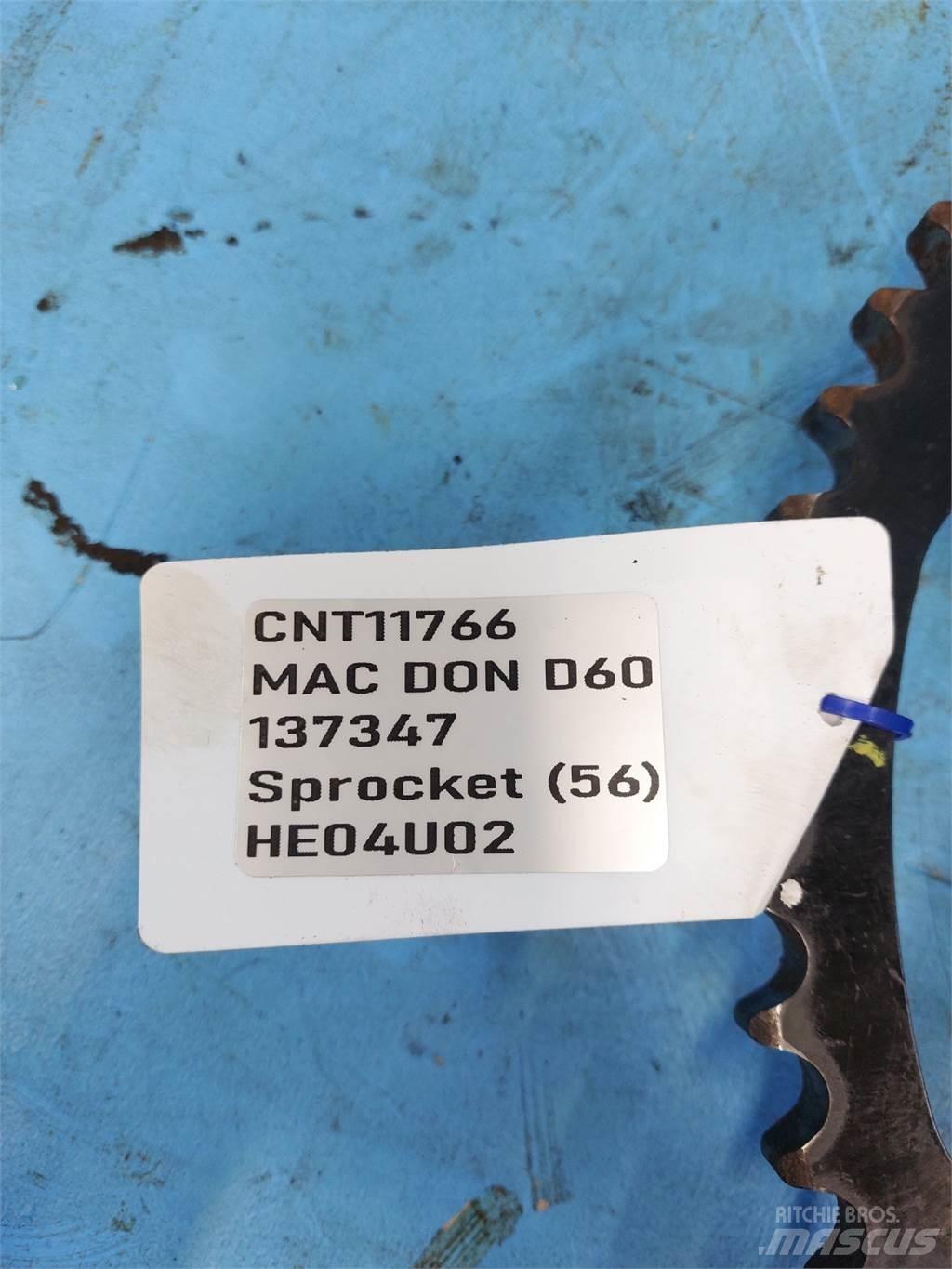 MacDon D60 Combine harvester spares & accessories