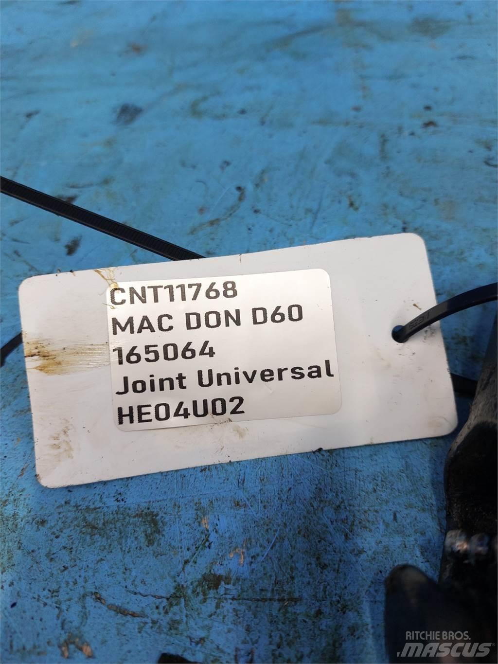 MacDon D60 Combine harvester spares & accessories