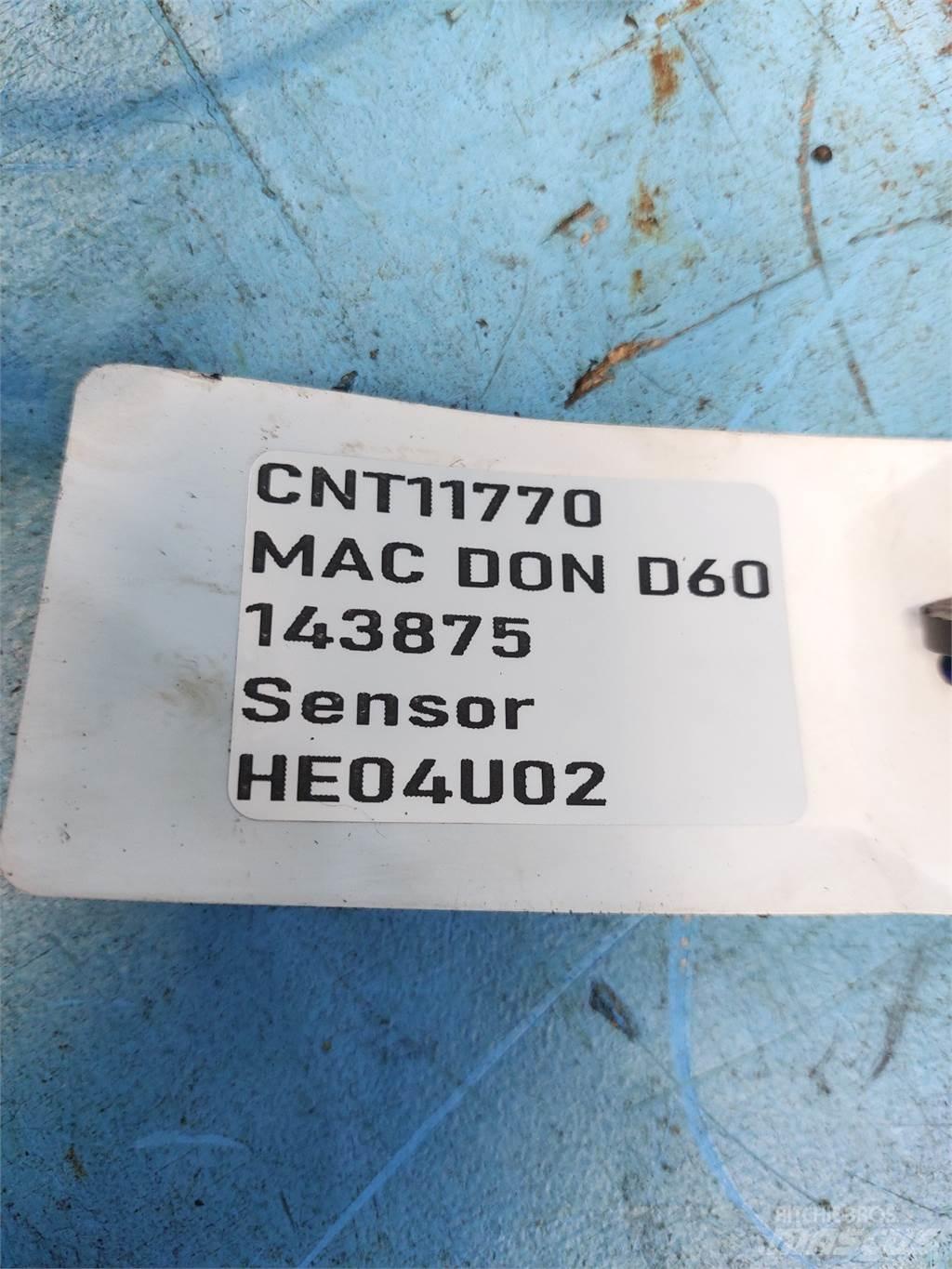 MacDon D60 Combine harvester spares & accessories