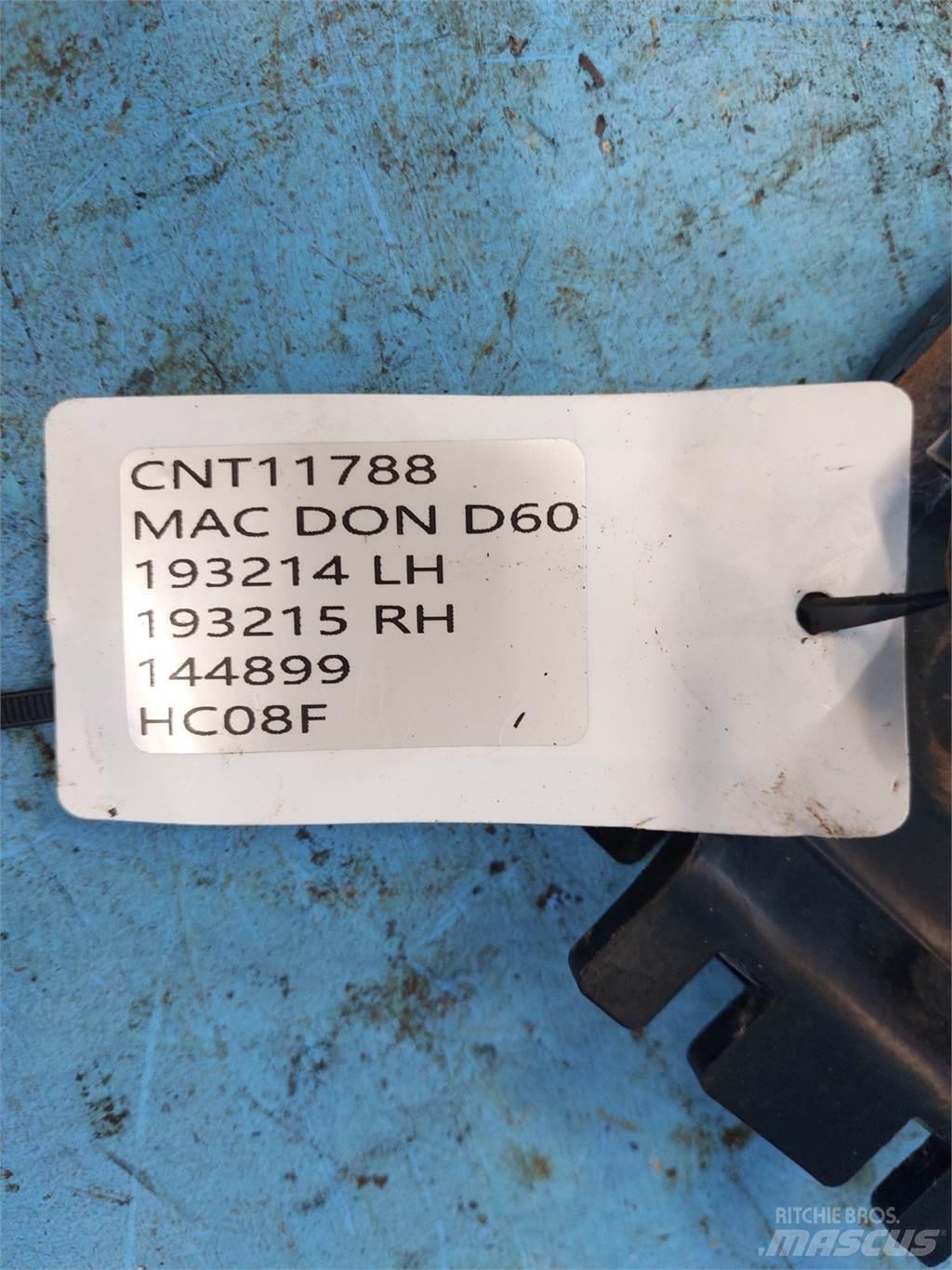 MacDon D60 Combine harvester spares & accessories