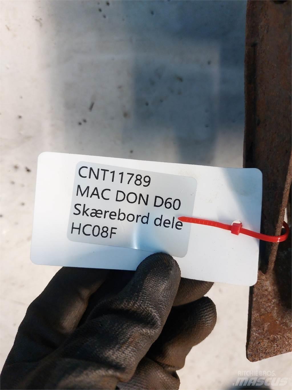 MacDon D60 Combine harvester spares & accessories
