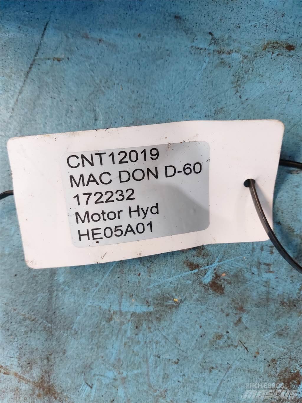 MacDon D60 Combine harvester spares & accessories