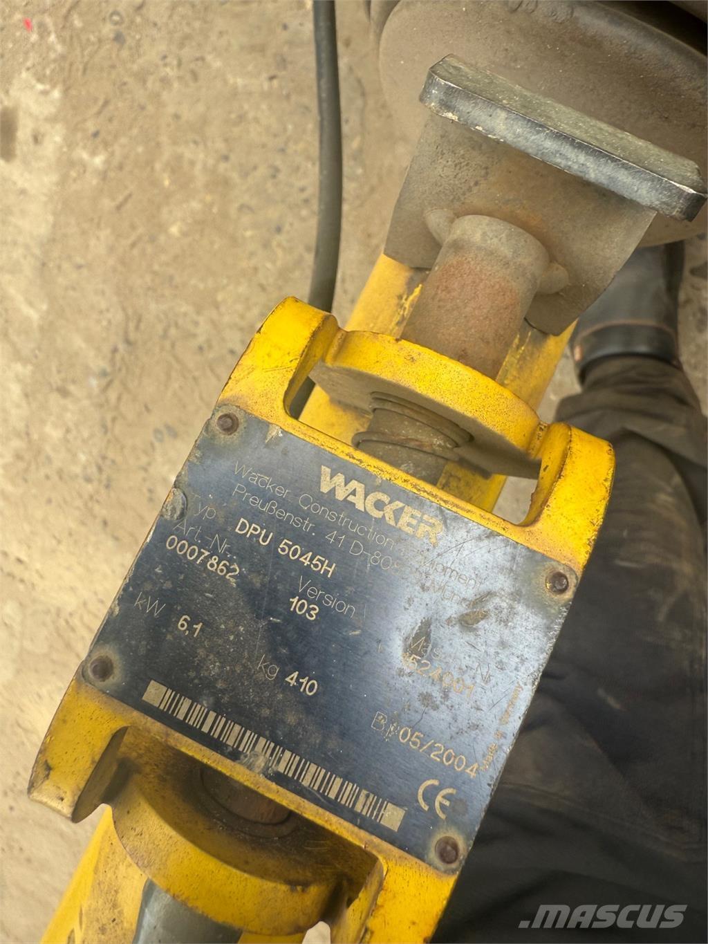 Wacker DPU5045 Vibrator compactors