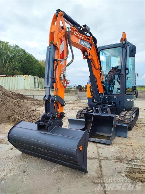 Develon DX27z-7 Mini excavators < 7t