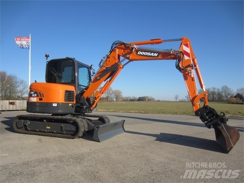 Doosan DX63-3 Mini excavators < 7t