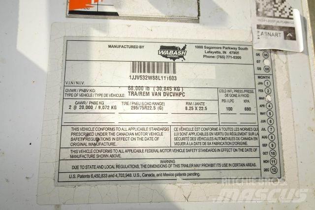 Wabash DVCVHPC Van Body Trailers
