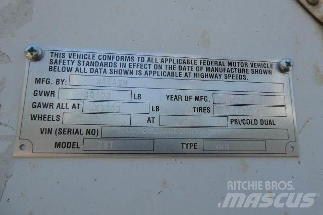 Wabash DVDBHPC Van Body Trailers